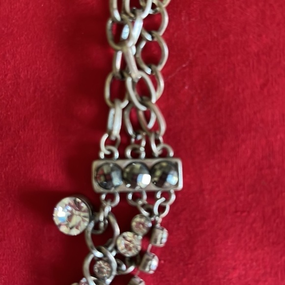 Jewelry. Multiple hearts with bling stones necklace. - Picture 4 of 4